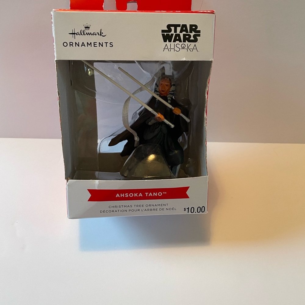 Hallmark Star Wars Ahsoka Ornament Black and Gray Decorative Accents